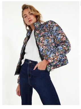 Women’s Floral Puffer Jacket